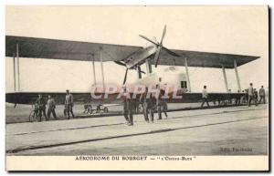 Old Postcard Jet Aviation Bourget Aerodrome L & # 39oiseau Blue