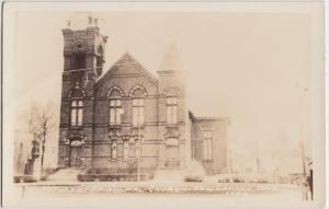 Ohio Real Photo RPPC Postcard 1948 NEW LONDON Methodist Episcopal Church