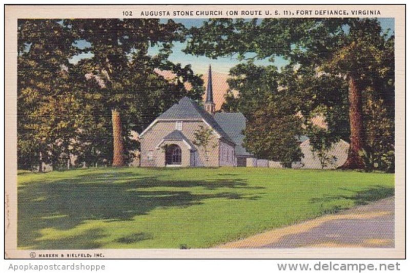 Augusta Stone Church Fort Defiance Virginia