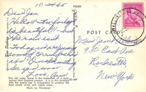 New England Old Sugar House Photographer Thompson Postcard