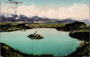 Slovenia Bled in Karawanken Vintage Postcard C015