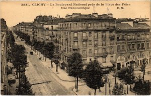 CPA CLICHY Boulevard National pres de la Place des Fetes (1322995)