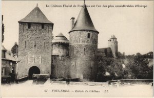 CPA Fougeres Entree du Chateau (1237743)