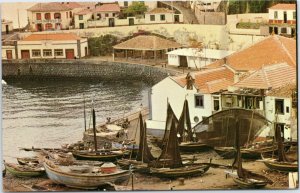 Madeira Island - Câmara De Lobos, Portugal postcard - boats