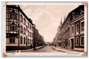 Vejle Denmark Postcard Skyttehusgade (Shooting House Street) c1930's Vintage