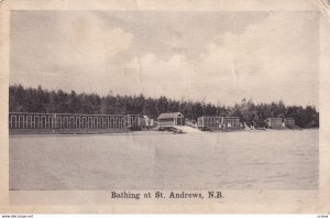 NEW BRUNSWICK, Canada, PU-1928; Bathing at St. Andrews