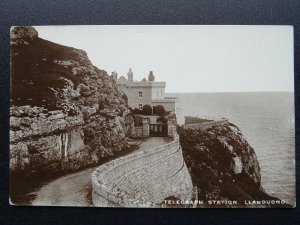 Wales LLANDUDNO Telegraph Station c1907 RP Postcard by G.R. Thompson
