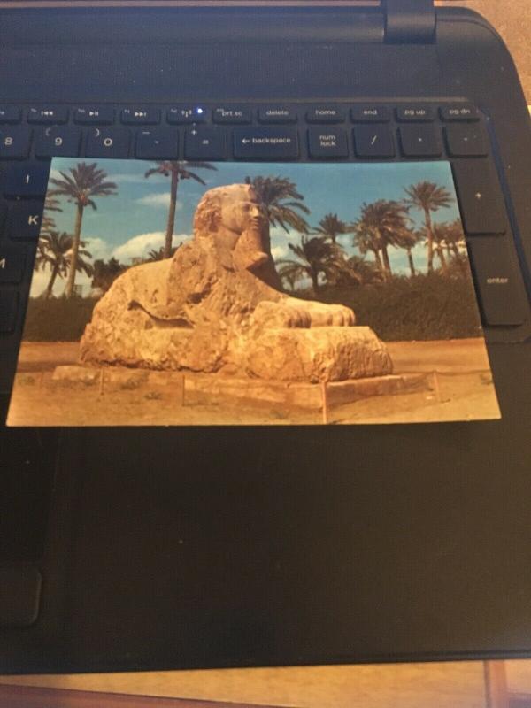 Vintage Postcard: Giza, the Sphynx of Sakkara 