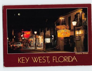 Postcard Greene Street, Key West, Florida