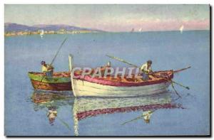 Postcard Old Fishing Boat