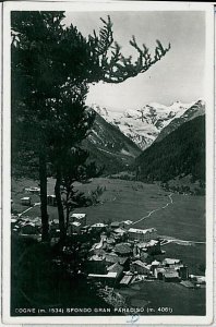 AOSTA province vintage postcard - Cogne 1952-