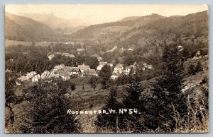 RPPC Real Photo Postcard - 1932 - Rochester, Vermont