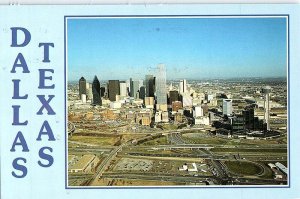 Postcard HIGHWAY SCENE Dallas Texas TX AJ4330