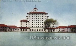 Broadmoor Hotel and lake - Colorado Springs , Colorado CO