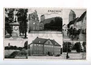 232856 GERMANY Parchim Mecklenburg Vintage collage postcard