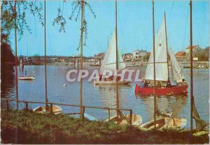 Postcard Moderne Saint Maur Creteil the Corner Sailing Yacht