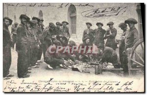 Old Postcard Militaria Alpine hunters in operation