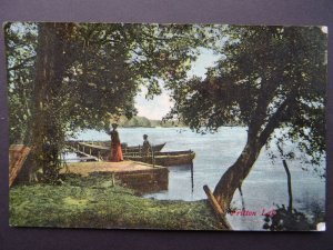 Norfolk FRITTON LAKE c1907 Postcard by W. Andrews, Post Office, Fritton