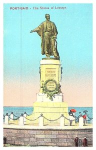 Egypt Port Said, the Statue of Lesseps