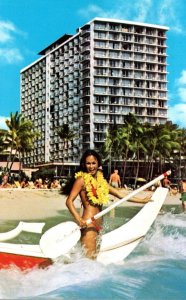 Hawaii Waikiki The Outrigger Hotel 1977