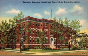 Indiana Evansville Protestant Deaconess Hospital and Nurses Home 1947 Curteich