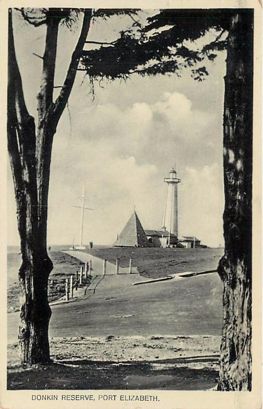 PORT ELIZABETH, South Africa   DONKIN RESERVE  Pyramid  Lighthouse   Postcard