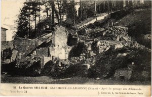 CPA Clermont-en-Argonne - Apres le Passage des Allemands (1036601)