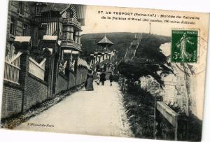 CPA Le TRÉPORT-Montée du Calvaire de la Falaise d'Aval (234921)