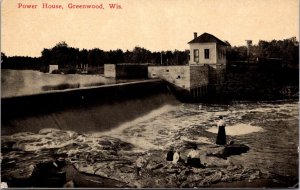 Postcard Power House in Greenwood, Wisconsin