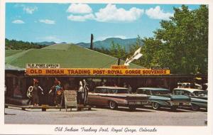 LP43 Old Indian Trading Post , Cars, Royal Gorge, Canyon 
