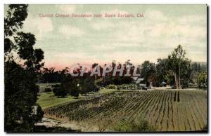 Postcard Old Elwood Cooper Residence Near Santa Barbara