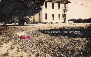 Wacousta MI~Pearl: School House Where I Have Went For 7½ Years~RPPC c1910 