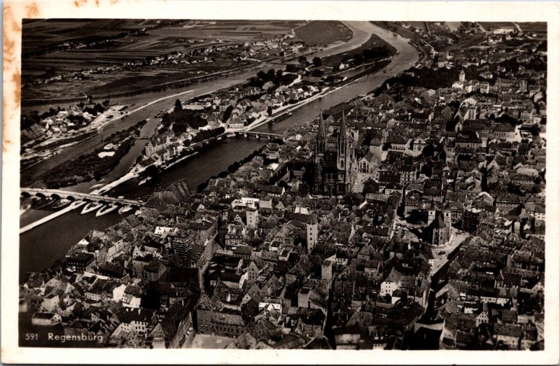 Germany Regensburg Vintage RPPC C028