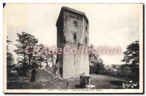 Postcard Orthez Old Tower Morcade