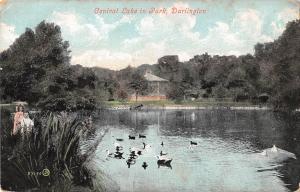 uk32022 central lake in park darlington  uk