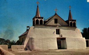 USA Isleta Mission Indian Reservation Isleta Pueblo New Mexico Postcard 08.65