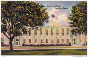 U. S. Post Office, AMARILLO, Texas, 1930-1940s