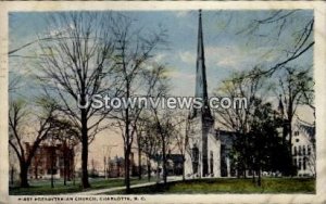 First Presbyterian Church in Charlotte, North Carolina