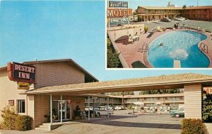 California San Bernardino Desert Inn Motel autos 1950s Matthews Postcard 22-5564