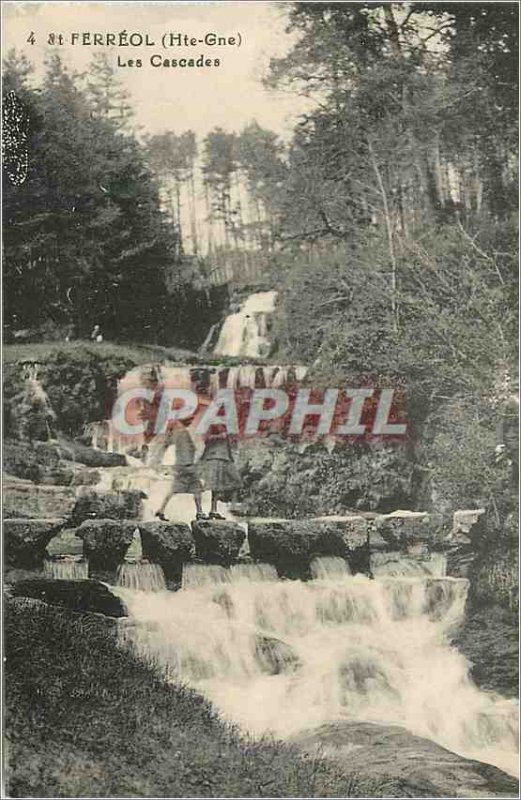 Postcard Old St Ferreol (Haute Gne) Cascades