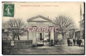 Old Postcard VILLEFRANCE LAURAGAIS the Court of first instance