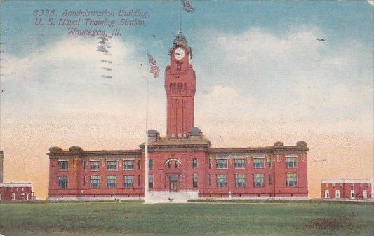 Illinois Waukegan Administration Building U S Naval Training Station 1913