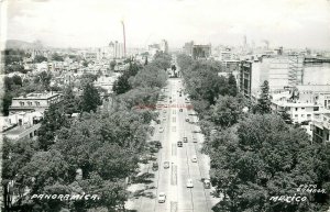 Mexico City, Panoramic, Gamboa, RPPC