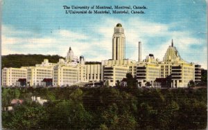Canada Montreal Univeristy Of Montreal 1955