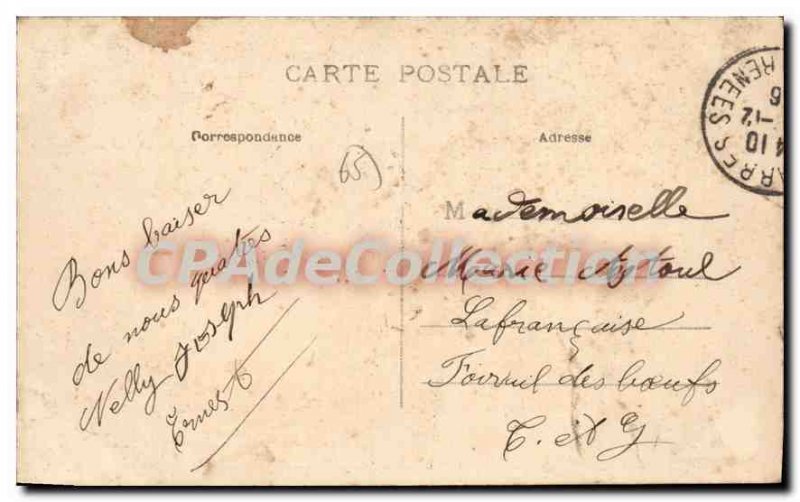 Postcard Old Place Tarbes Maubourguet