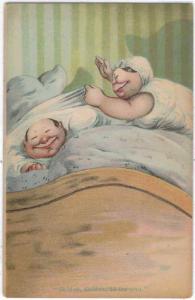 Comic - 23 Skidoo - Wife Pushes Husband Out of Bed - 1907