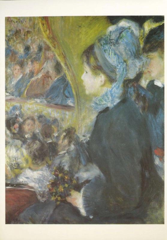 'The Cafe-Concert' Pierre August Renoir National Gallery Art Unused Postcard D31