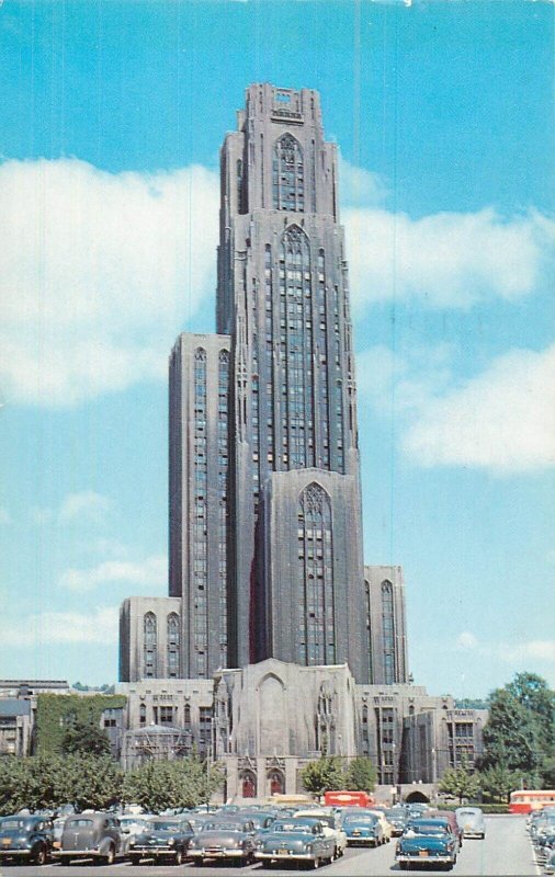 United States Pittsvurgh PA cathedral of Learning 1963