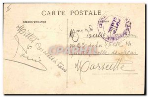 Old Postcard Bank Vitry le Francois Place and Caisse d & # 39Epargne