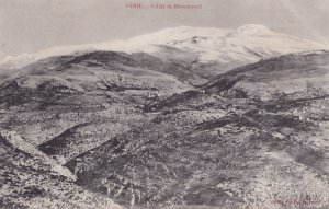 Broumanah Vallee De Syrie Lebanon Antique Postcard